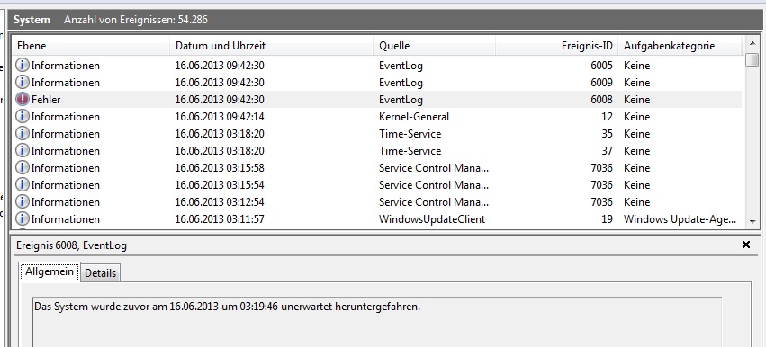 Eventlog