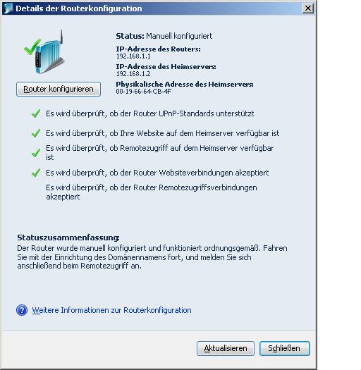 nach dem schliessen des Prozesses sieht es so aus für 5 Minuten