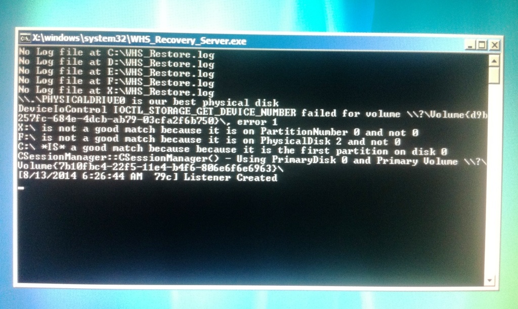 "Screenshot" als "Snapshot" - das ist doch der "Recovery-Mode", oder?