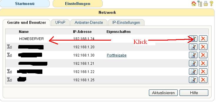 Klick Bearbeiten