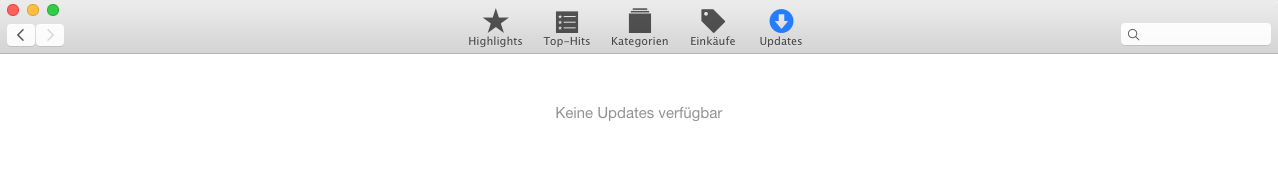 iMac zeigt keine Updates an