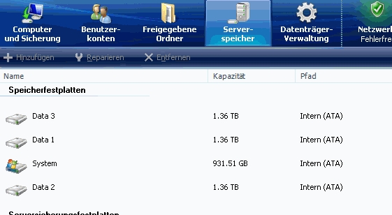 Serverspeicher