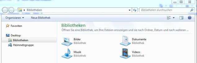 bibliotheken hängen