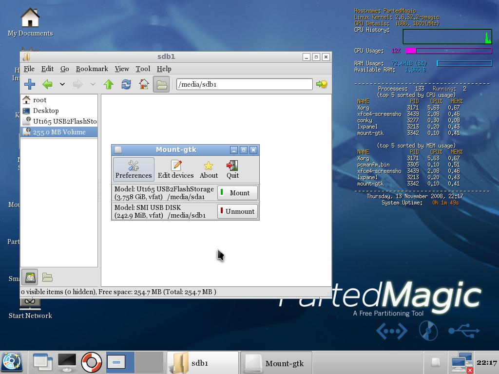 Partet Magic Linux