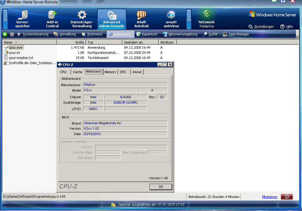 Mainboard Info