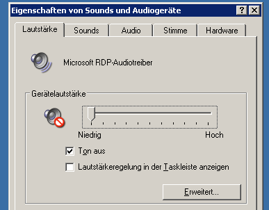 Soundkarte per Remote
