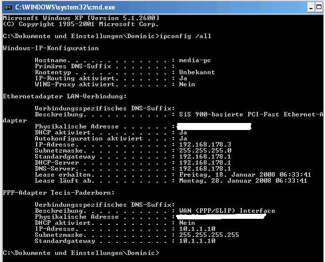 Bei aktiver VPN-Verbindung