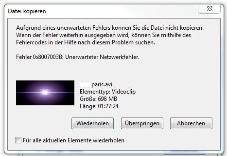 Fehlermeldung2