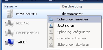 Menu-Screenshot