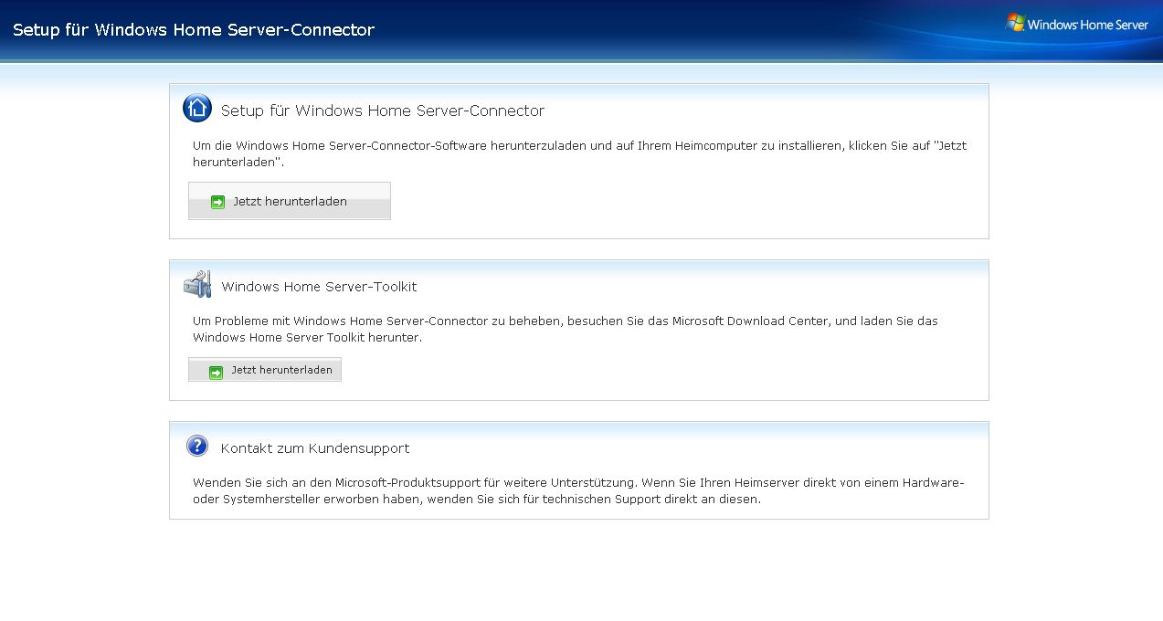Setup-Seite wird wohl erreicht.