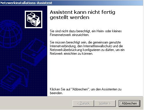 Fehlermeldung