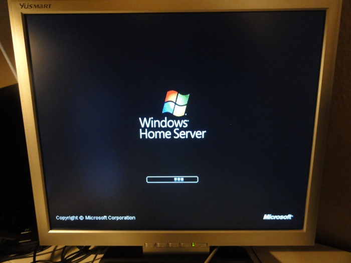 Der Versuch, Windows zu starten - es klappt nicht...