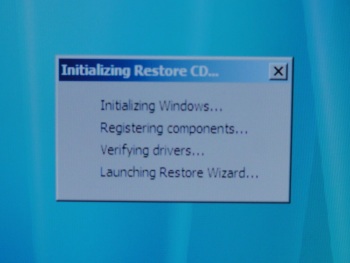 An dieser Stelle bleibt das System stehen - der Server wird vom Client nicht gefunden...