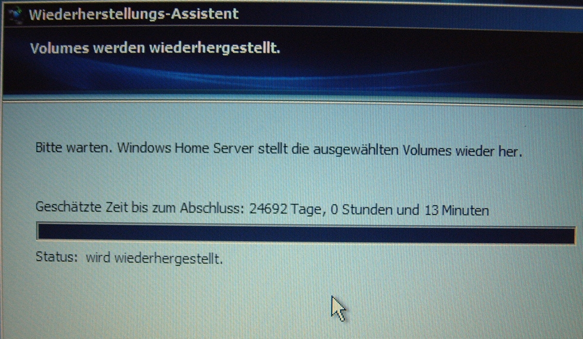 WHS Berechnung...