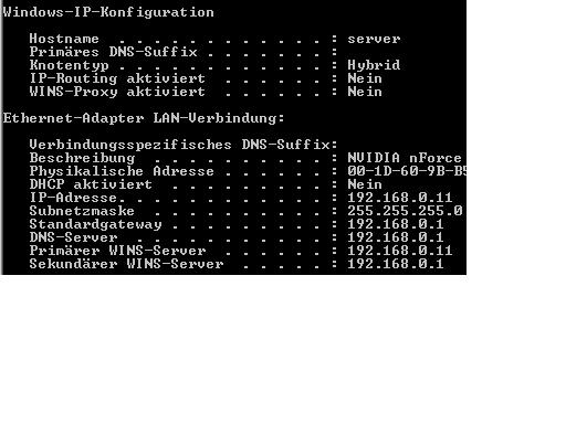 ipconfig /all