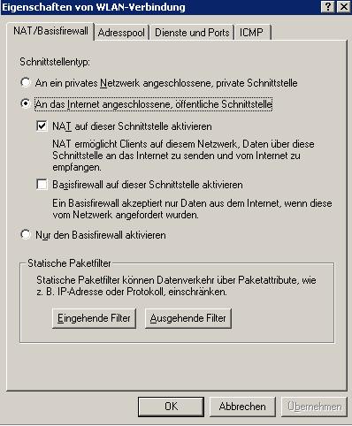 WHS und Firewall
