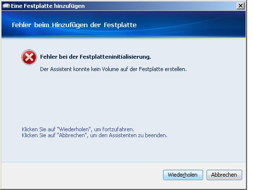 Fehler HDD hinzufuegen.JPG