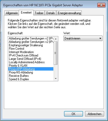 N40L Einstellung deaktiviert