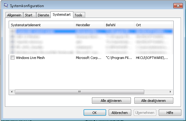 msconfig