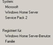 Standart-Registrierung