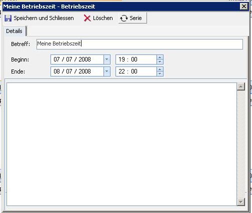 Betriebszeit