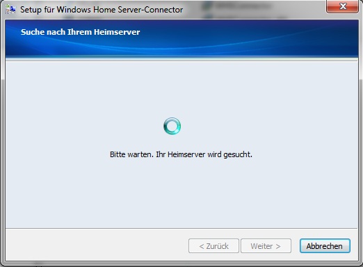 1. Ihr Heimserver wird gesucht